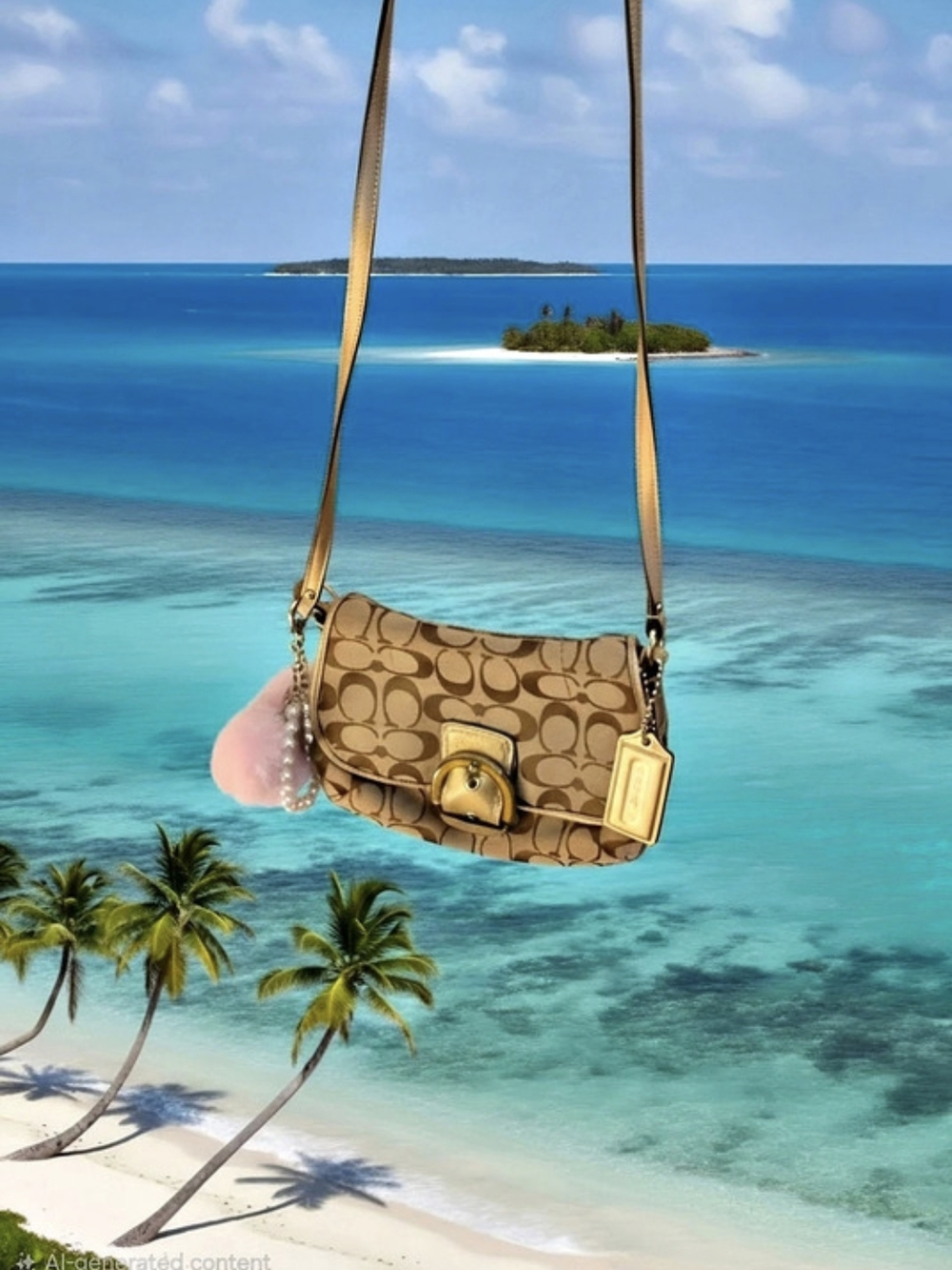 Coach Vintage Coach Soho Signature Buckle Flap Shoulder Bag